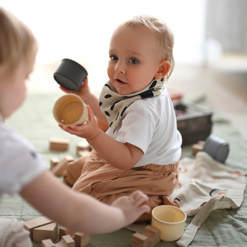 KLRK HOME Detské obojstranné šatky R&R, 2 ks