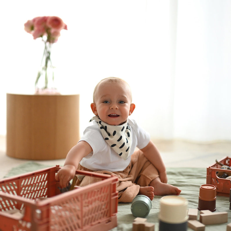 KLRK HOME Detské obojstranné šatky R&R, 2 ks