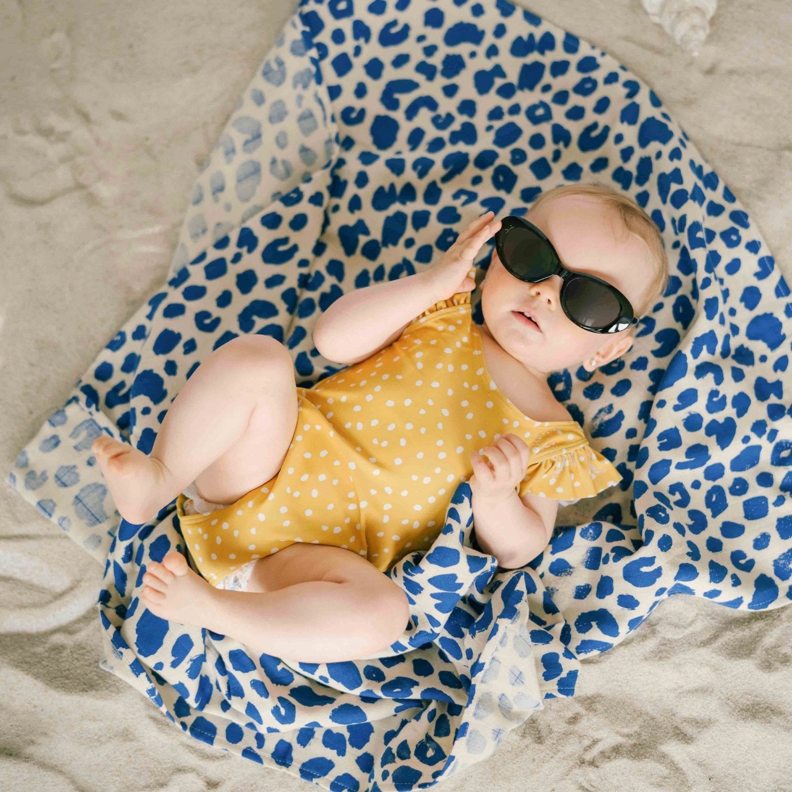 Mušelínové plienky veľké WILD COLOR Leopard&Zebra, 2 ks