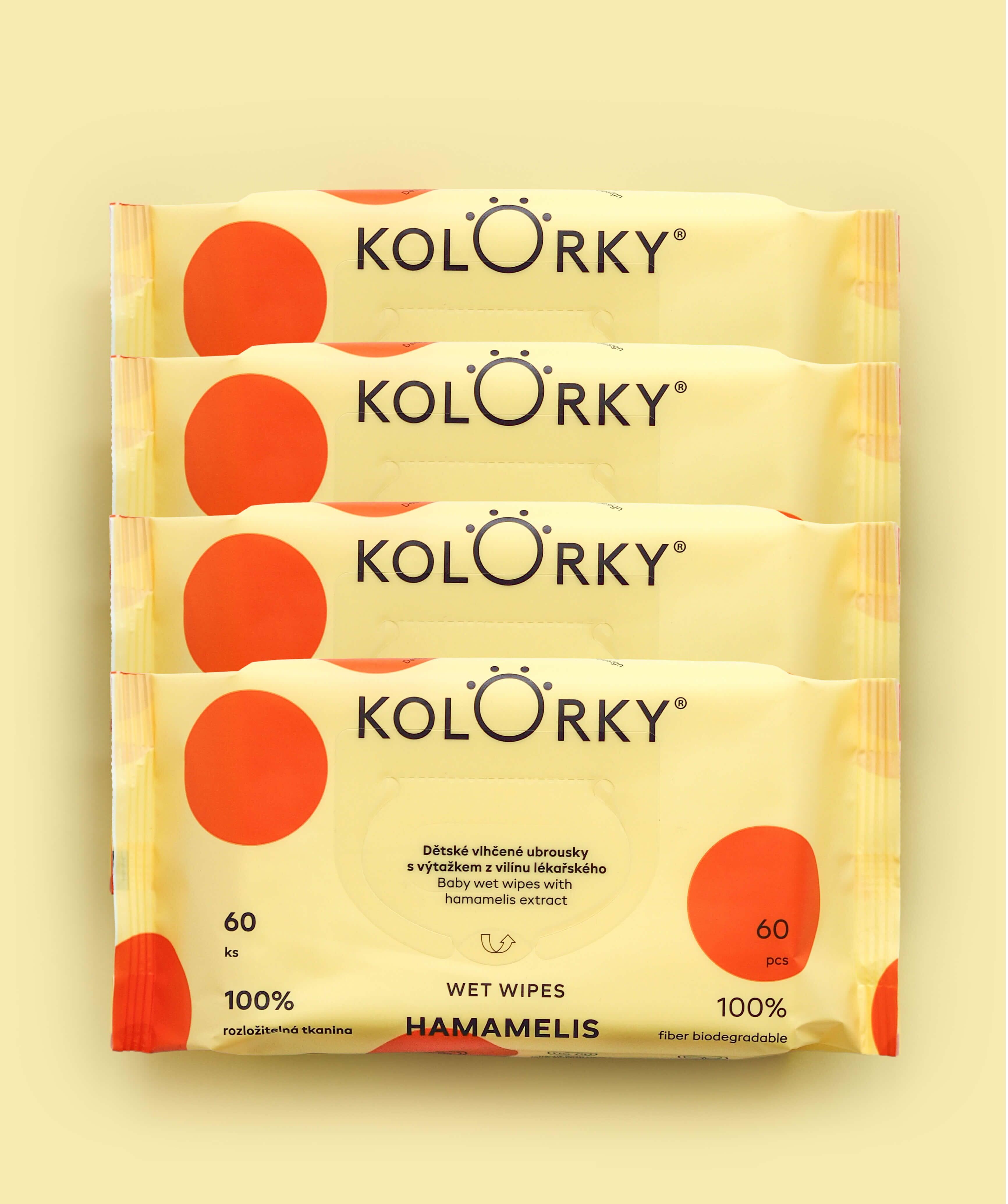 WET WIPES, Hamamelis, 4 ks