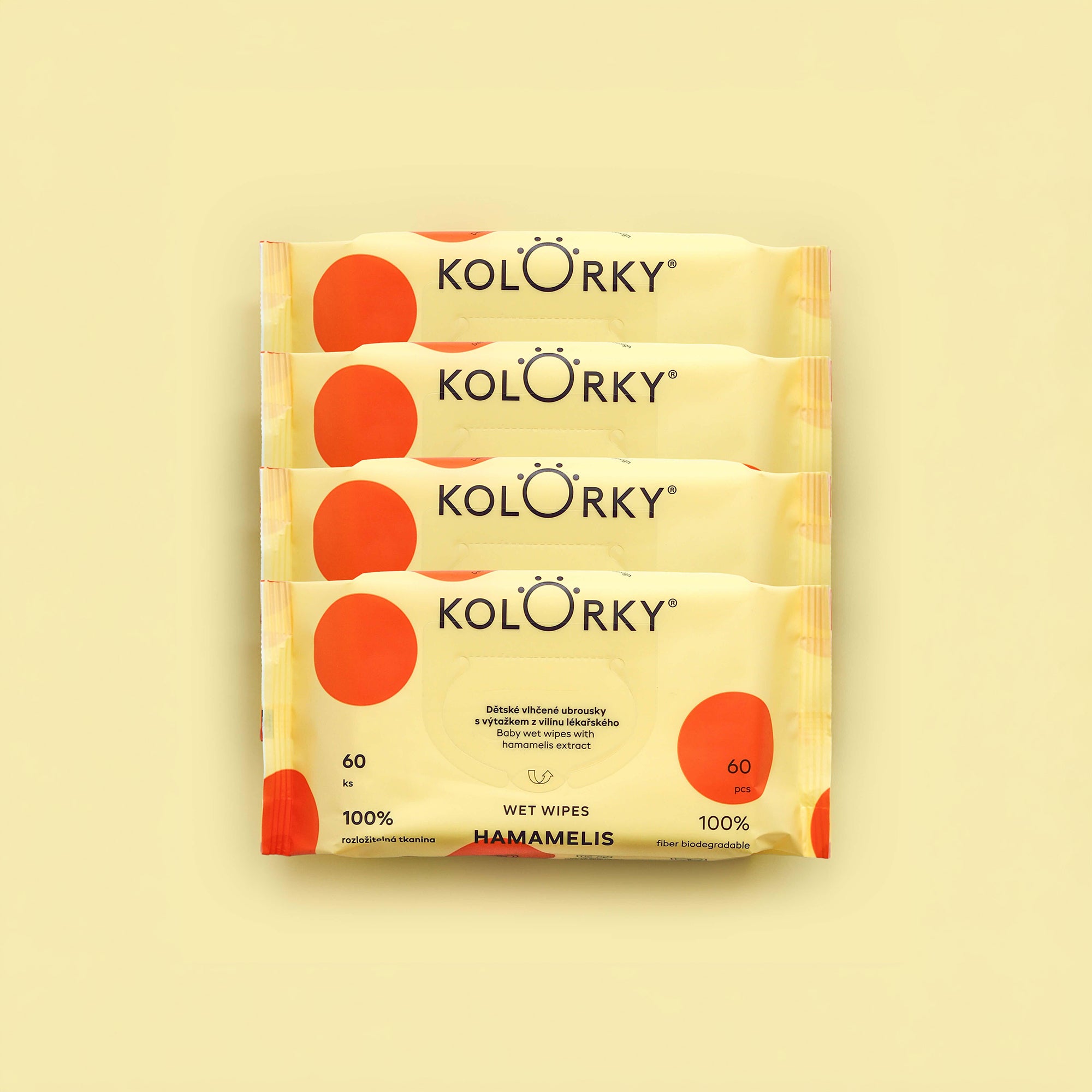 WET WIPES, Hamamelis, 4 ks